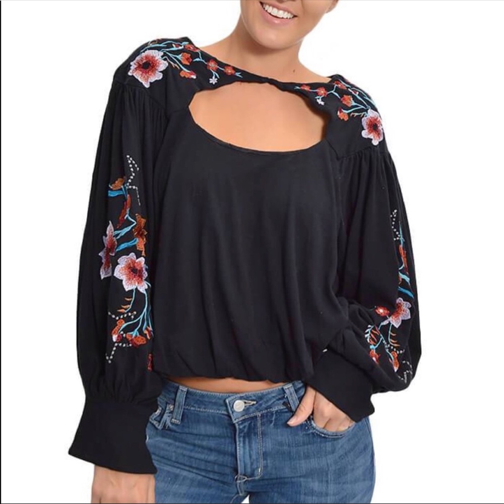 Free People Lita Blouse XS Cinco de Mayo - Picture 2 of 5